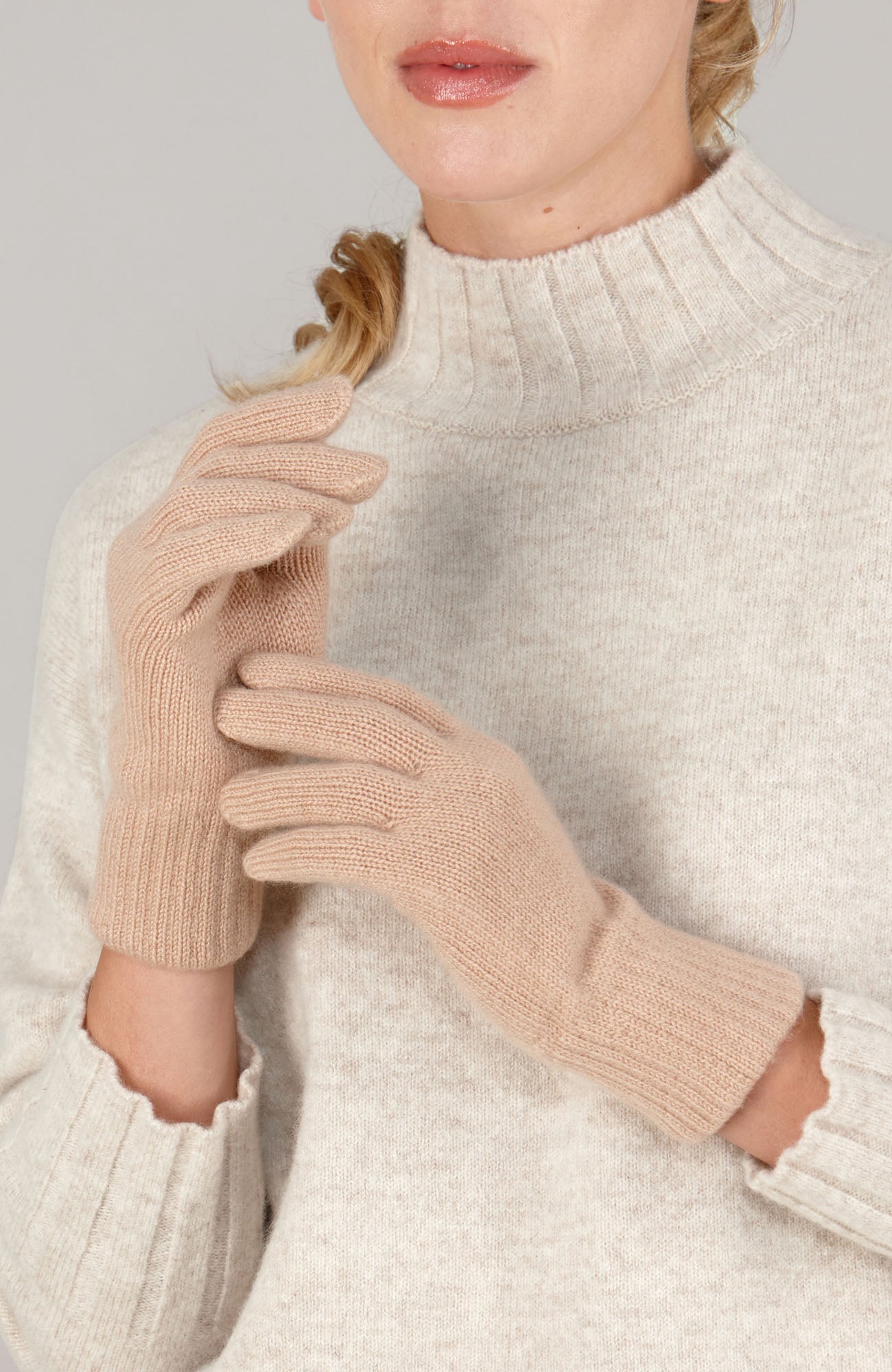 Roeckl Handschuhe Kaschmir Handschuhe Luxus Handschuhe State Cashmere  Handschuhe 100% Kaschmir Kabelstrick Design Handschuhe Kaschmir Damen