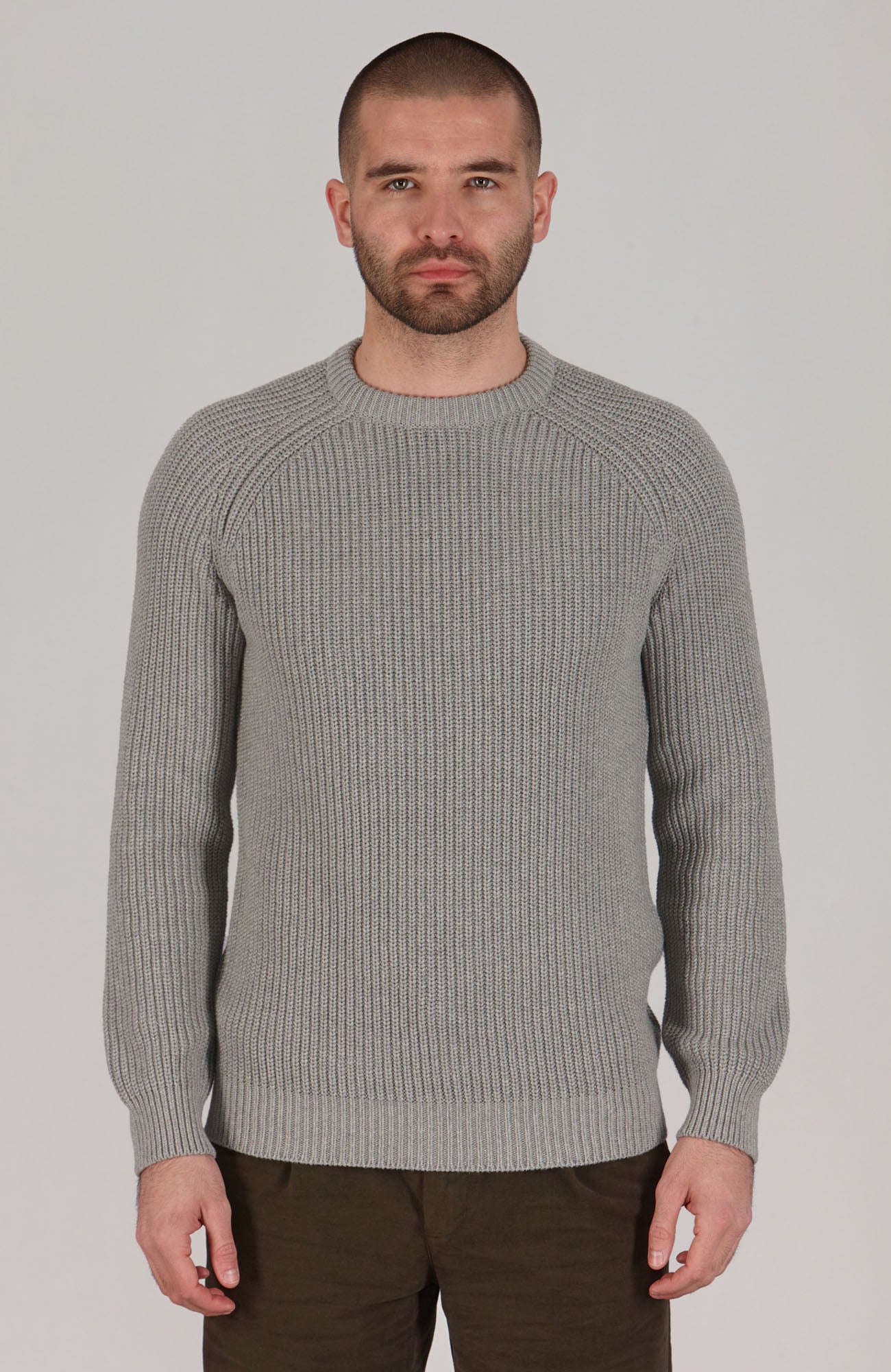 Men's 100% Cotton Ribbed Fisherman Jumper – Paul James Knitwear