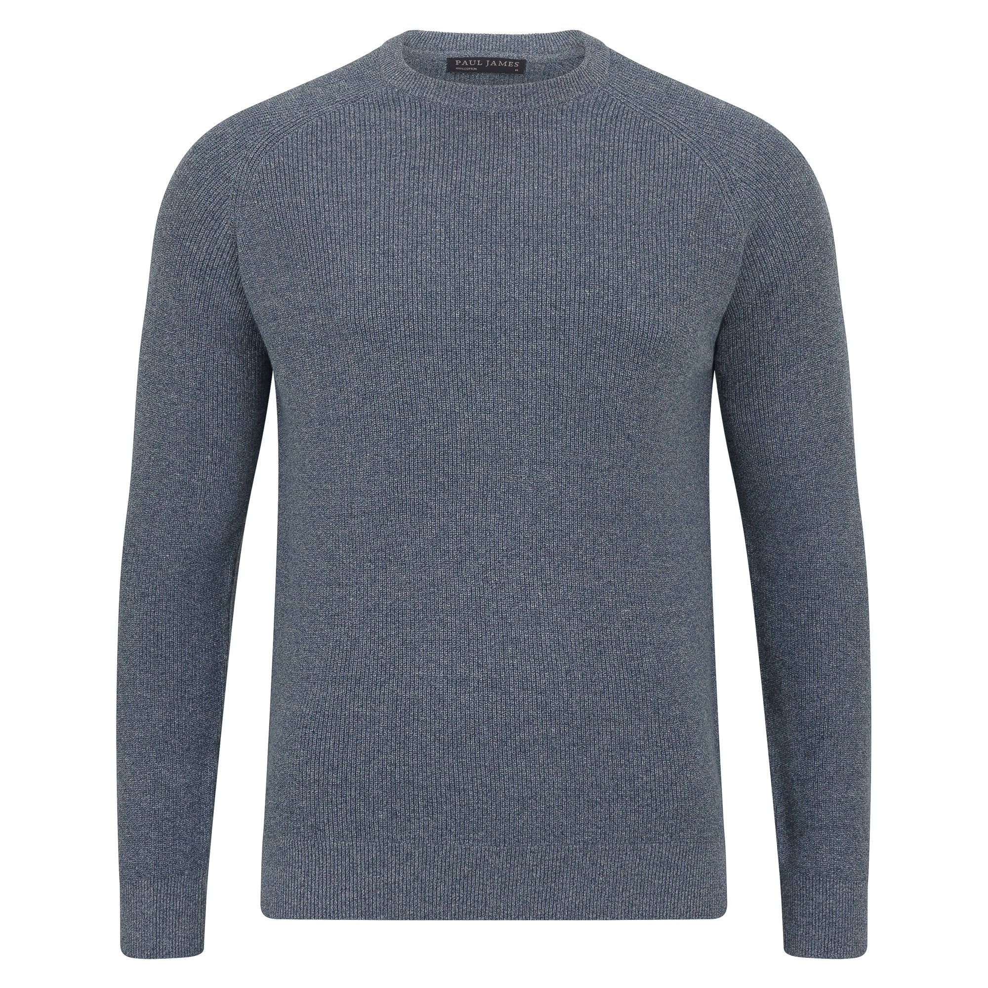 Mens Lightweight Cotton Fisherman Rib Jumper – Paul James Knitwear