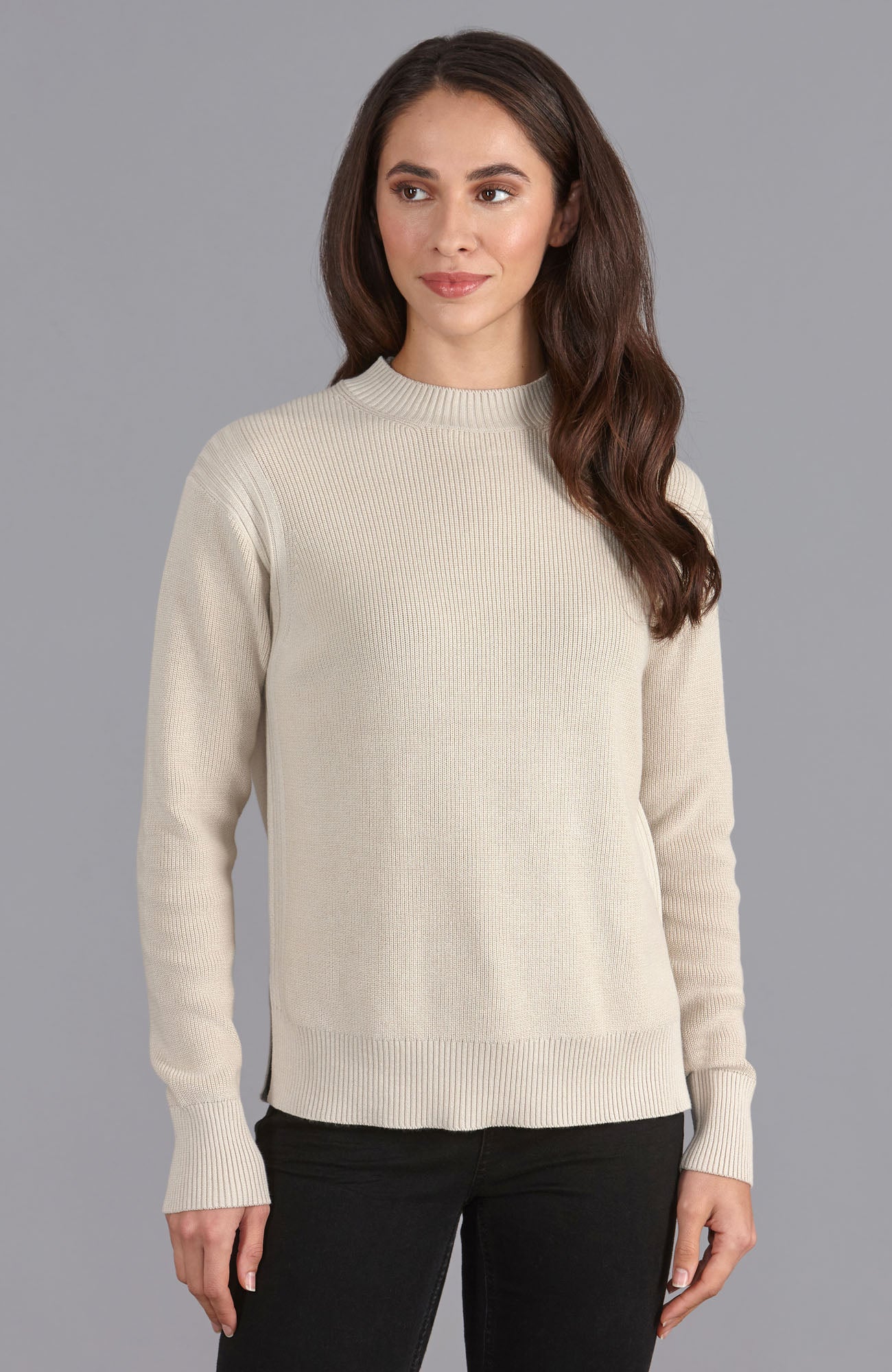 Roll Neck Cotton Jumpers For Women Womens Lightweight Cotton