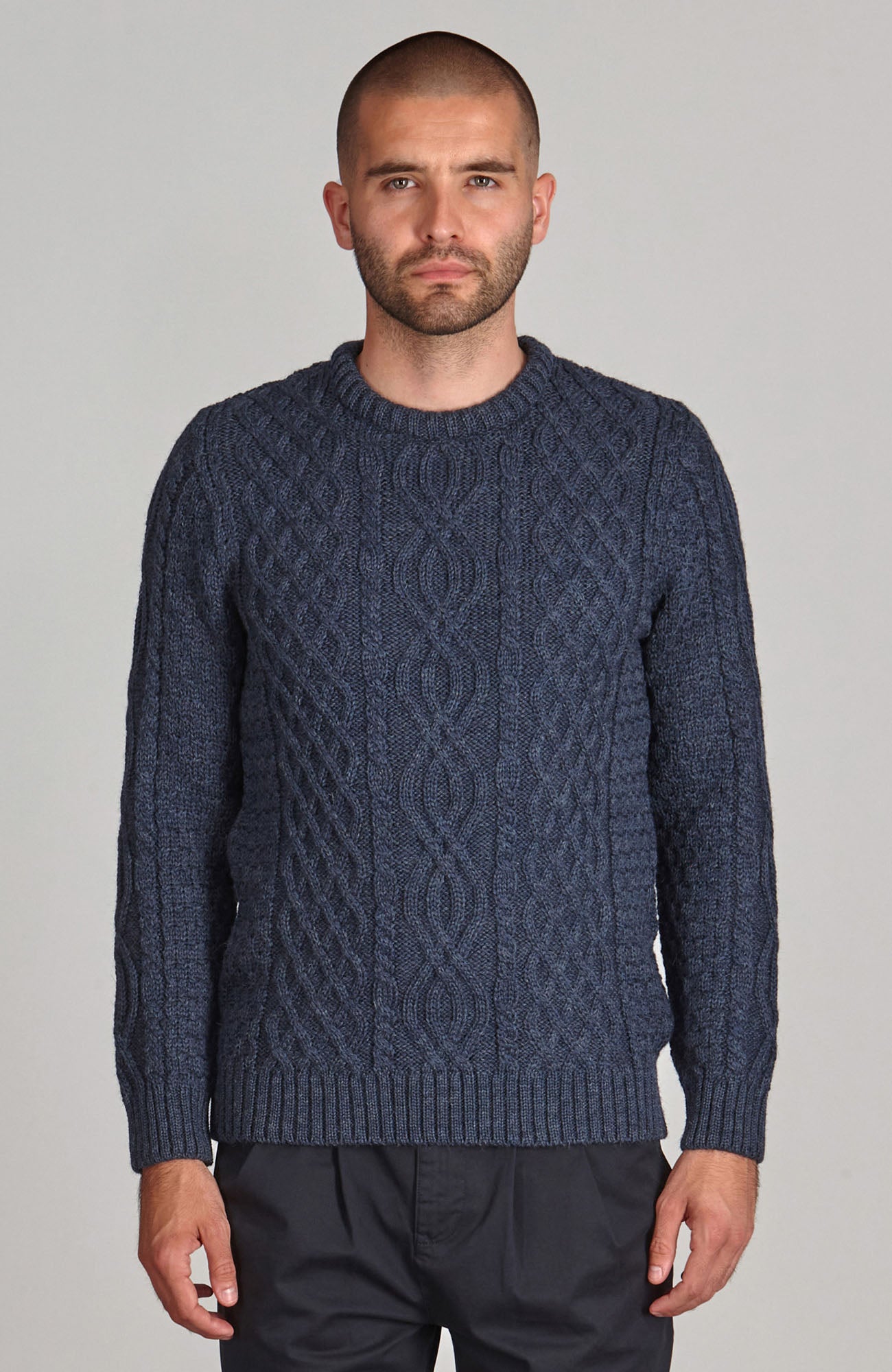Cable Knit Mens Pullovers Uk Mens Jarvis 100% British Wool Aran