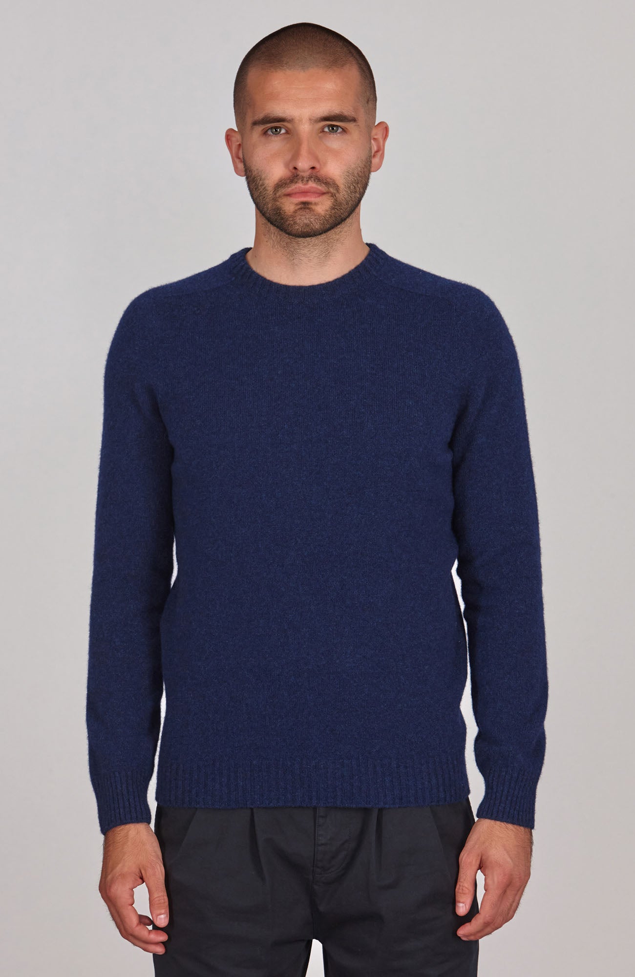 Mens Lambswool Saddle Shoulder Jumper – Paul James Knitwear