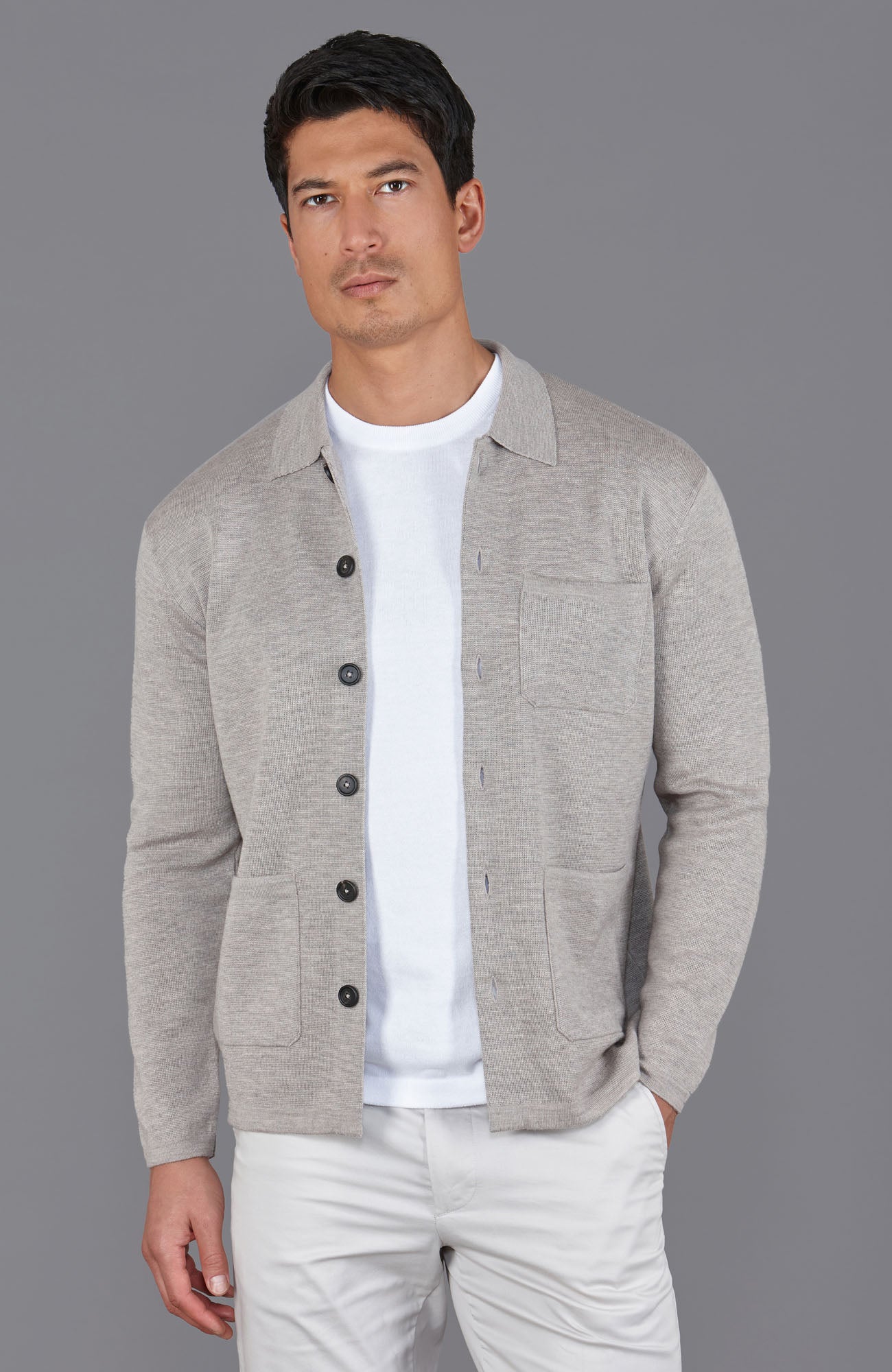 White Shirt Merino Wool Dress Shirt Mens Extra Fine Merino Wool