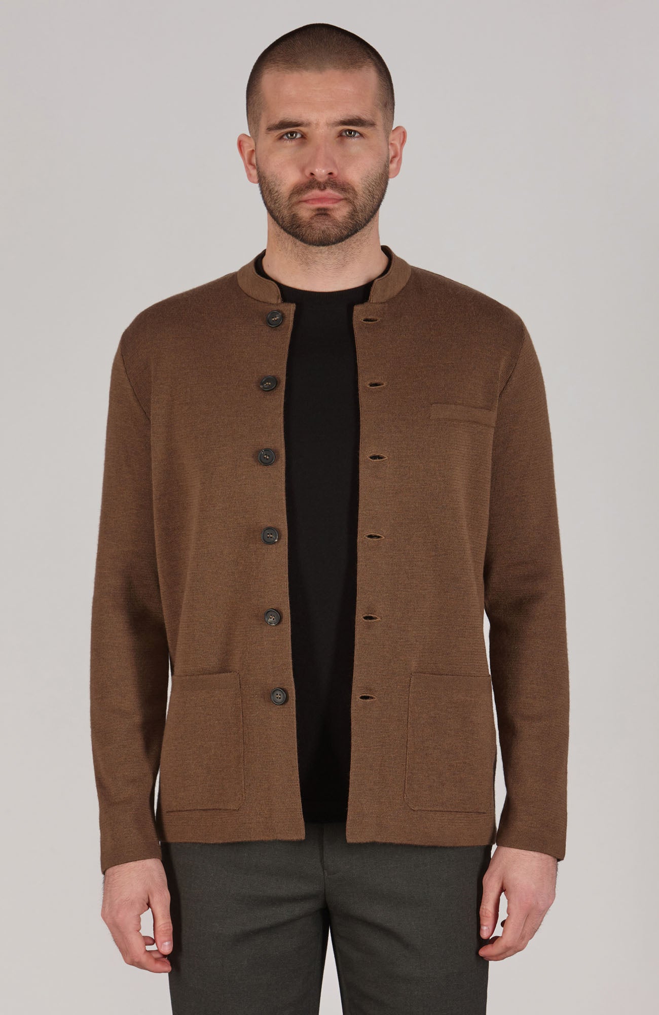 NOM-D merino trim jacket