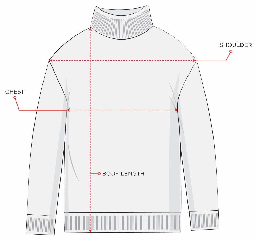 Mens Chunky Merino Wool Submariner Roll Neck Jumper