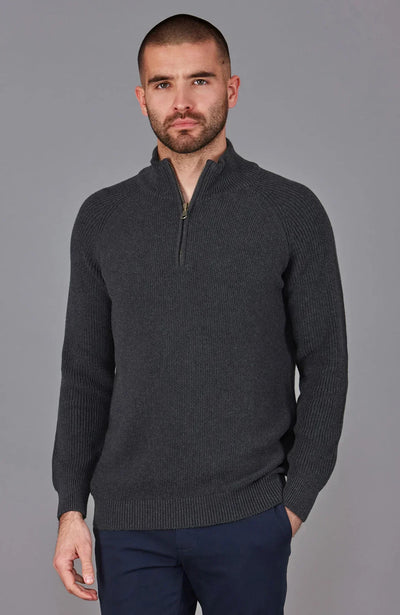 Mens Grey Zip Neck Jumpers: Quiet Neutrals With Real Range