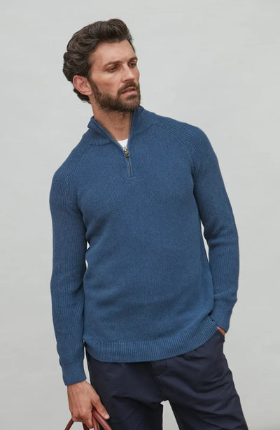 Men's Blue Zip Neck Jumpers: A Detailed Guide To Colour, Fit, And Styling