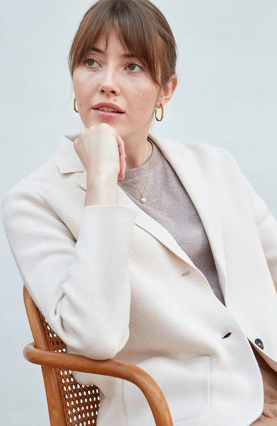 Ecru Womens Cardigans: Natural Tone Layering