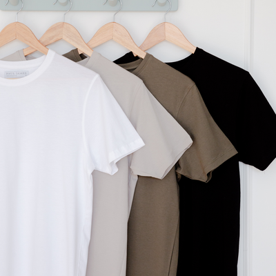T-Shirt Weather: Hochwertige Basics aus 100 % Supima-Baumwolle