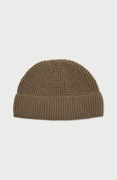 Caramel Lightweight Cotton Docker Beanie By Paul James 
