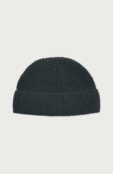 Green Lightweight Cotton Docker Beanie By Paul James