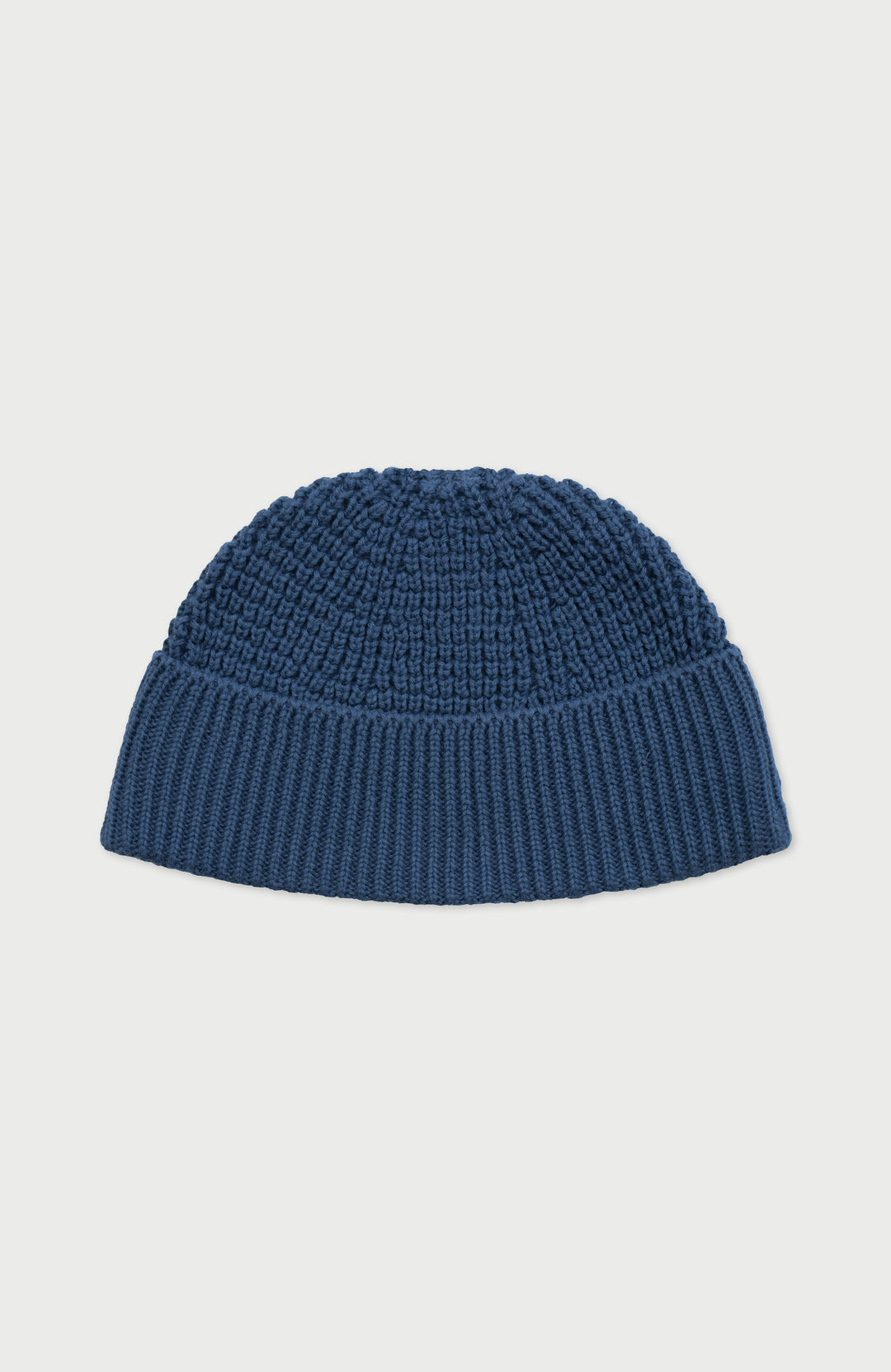 Blue Lightweight Cotton Docker Beanie By Paul James