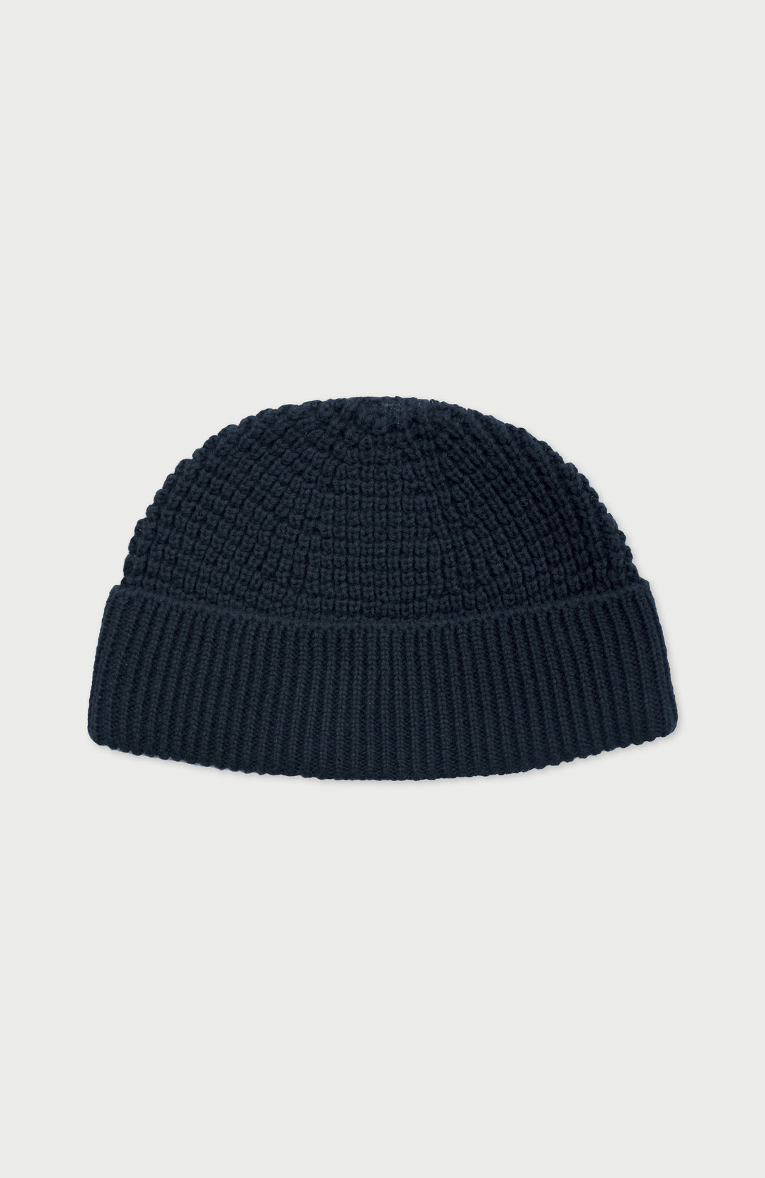 Navy Lightweight Cotton Docker Beanie By Paul James