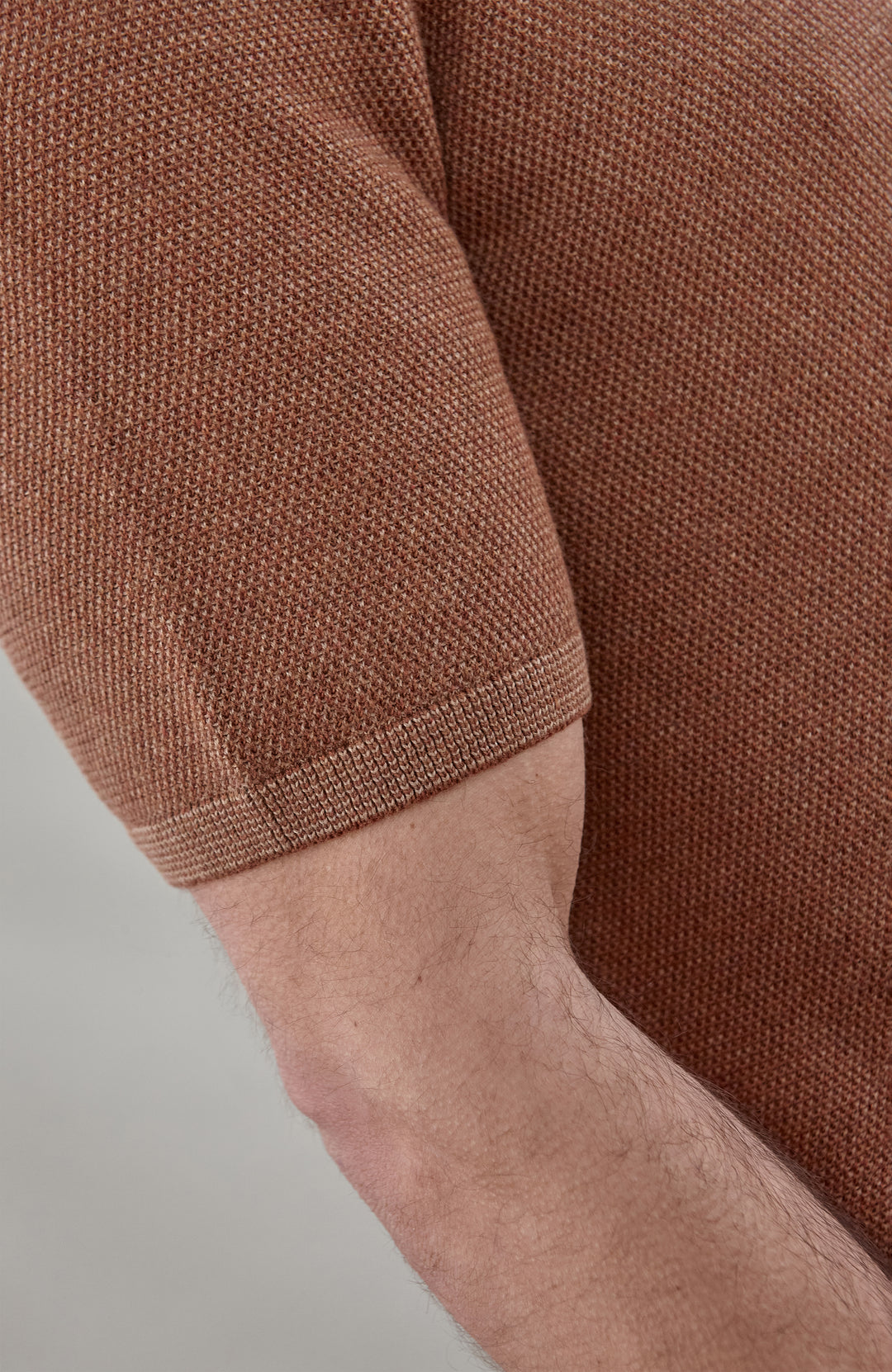 Mens Brown Cotton T-Shirt by Paul James