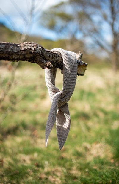 lambswool triangle scarf