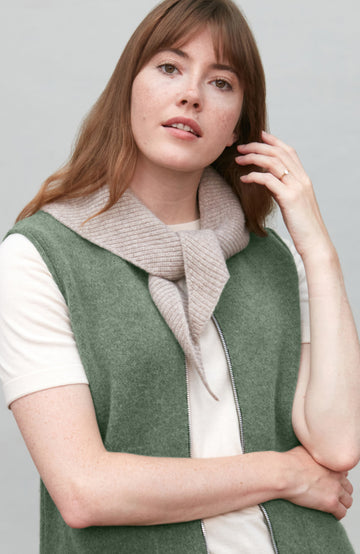 Cobble lambswool scarf by Paul James