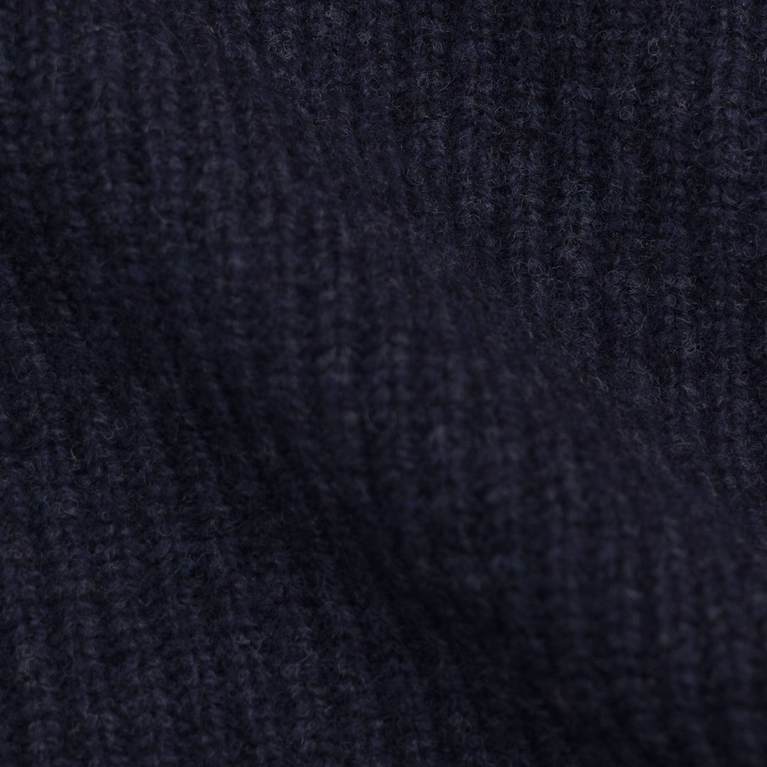 Lambswool Ribbed Triangle Scarf