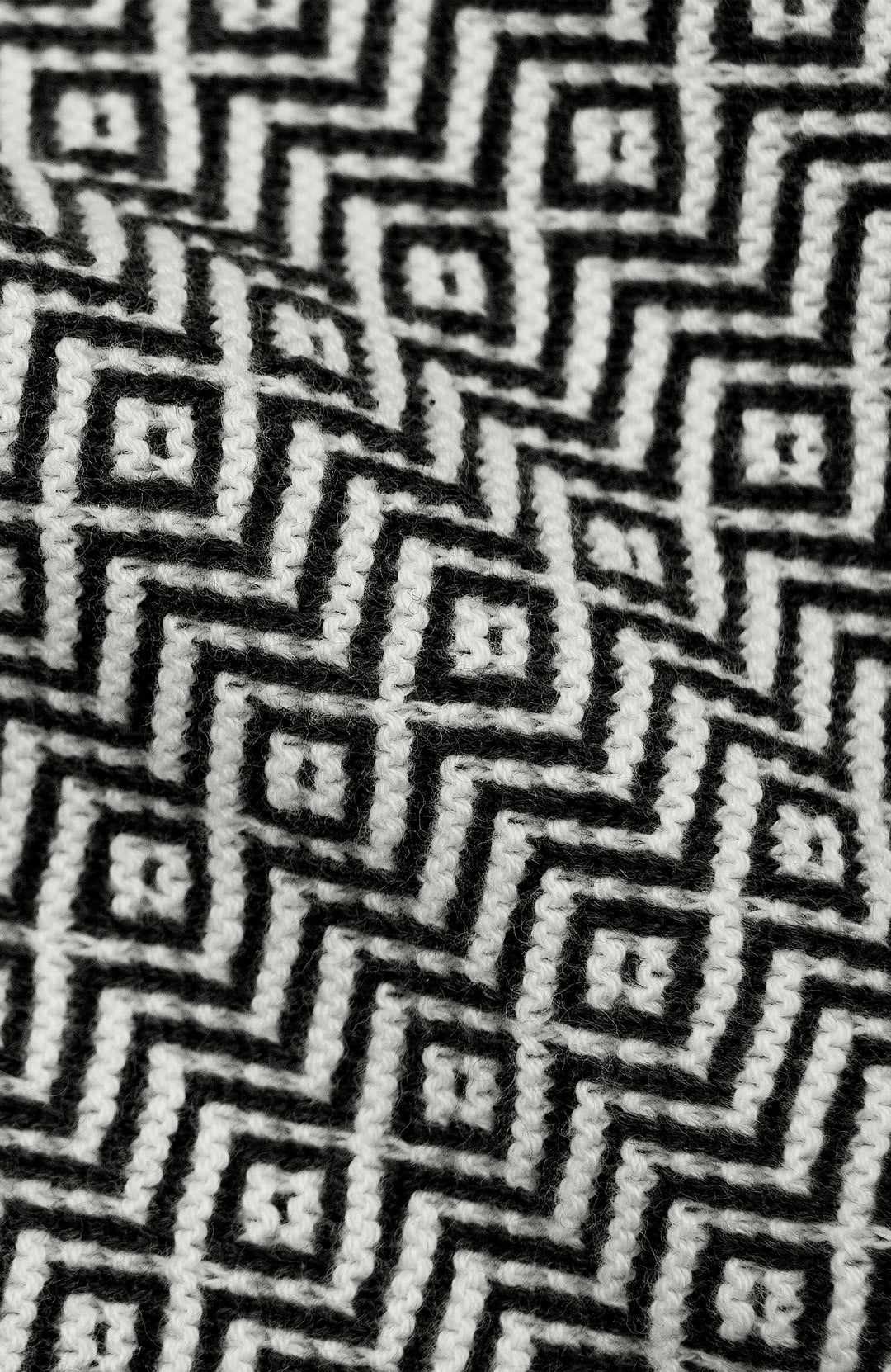 Black Lightweight Cotton Two Tone Neckerchief By Paul James