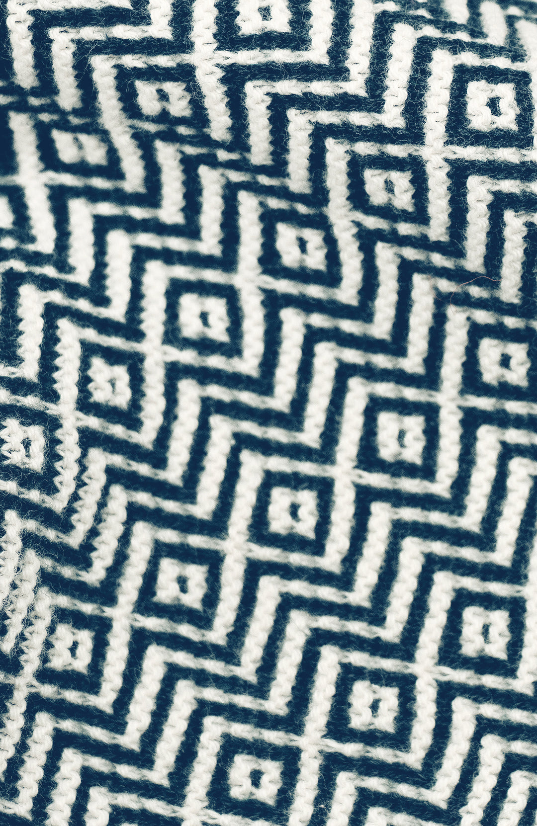Blue Lightweight Cotton Two Tone Neckerchief By Paul James