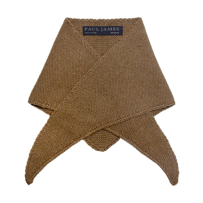 brown textured neckerchief