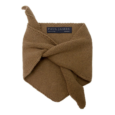 brown textured neckerchief