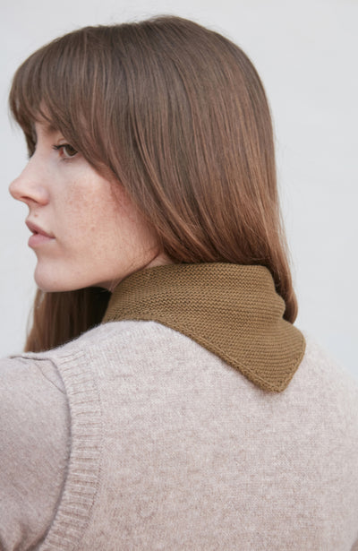 brown textured neckerchief