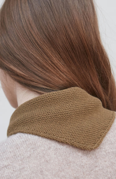 brown textured neckerchief