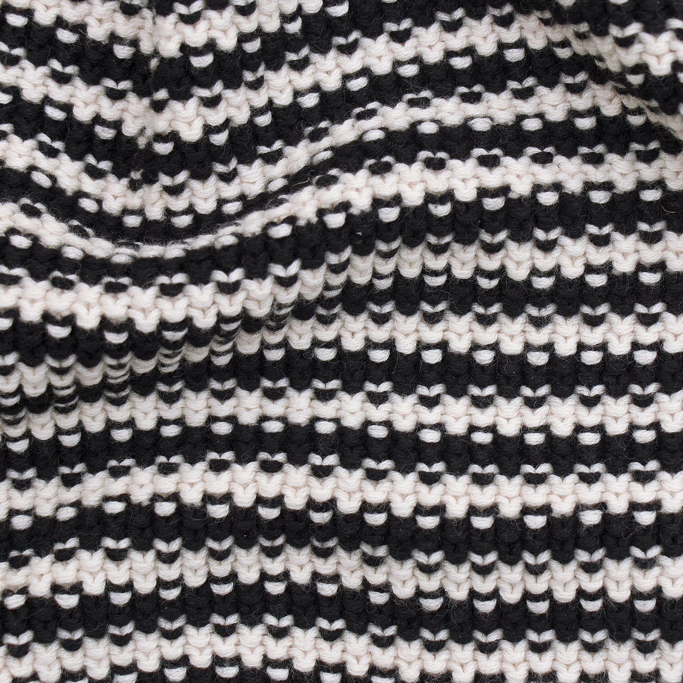 Cotton Textured Stripe Mini Neckerchief