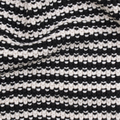 Cotton Textured Stripe Mini Neckerchief