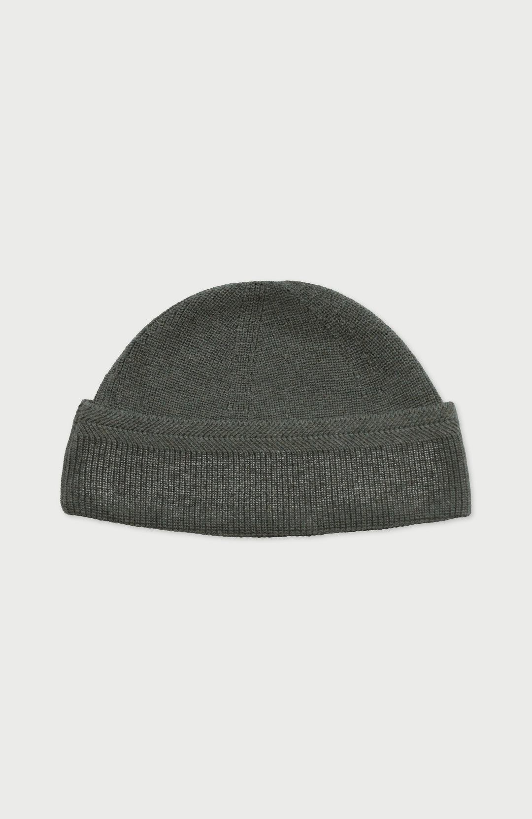 Green Lightweight Cotton Fisherman Beanie By Paul James