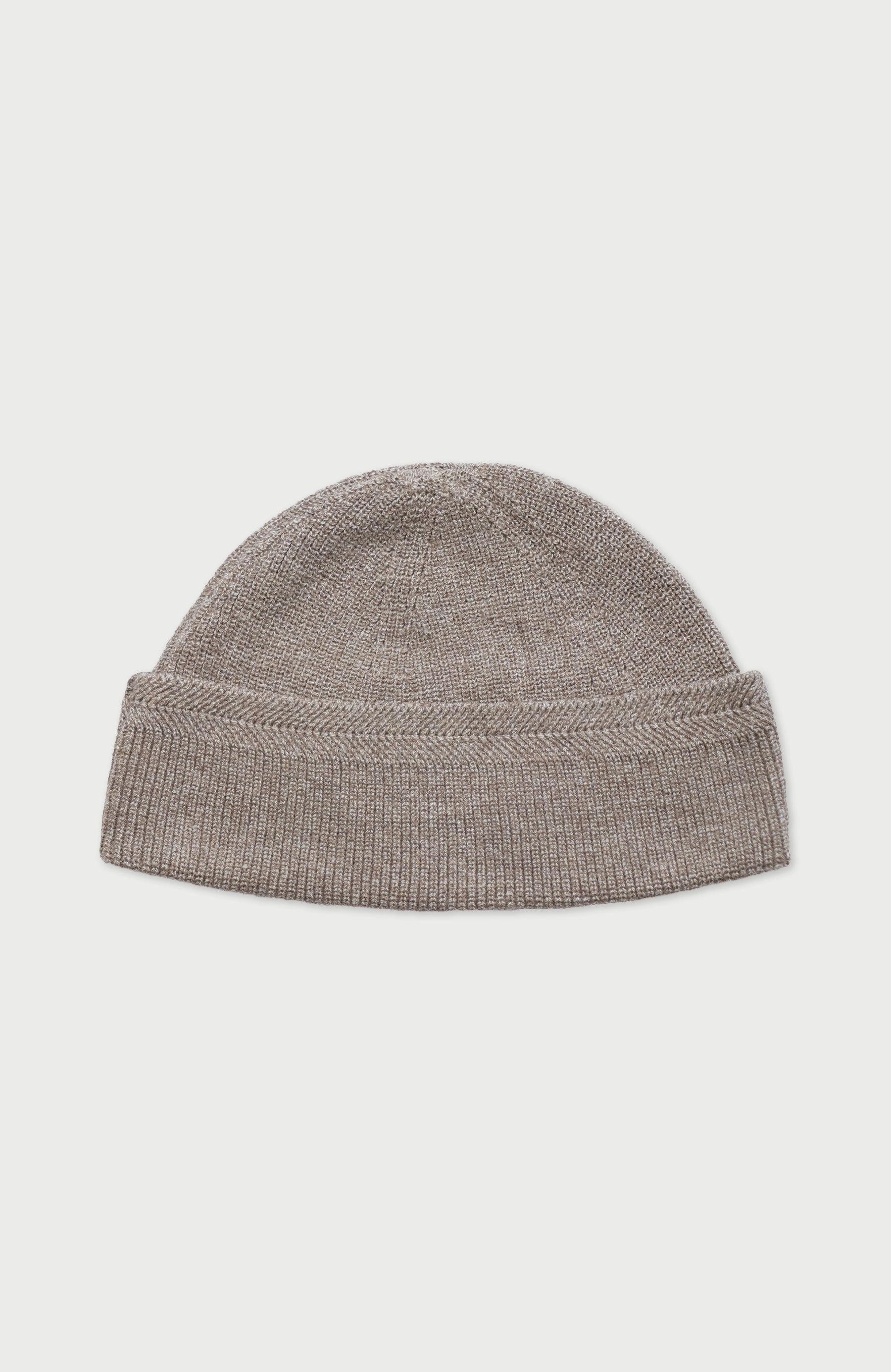 Brown Lightweight Cotton Fisherman Beanie By Paul James 