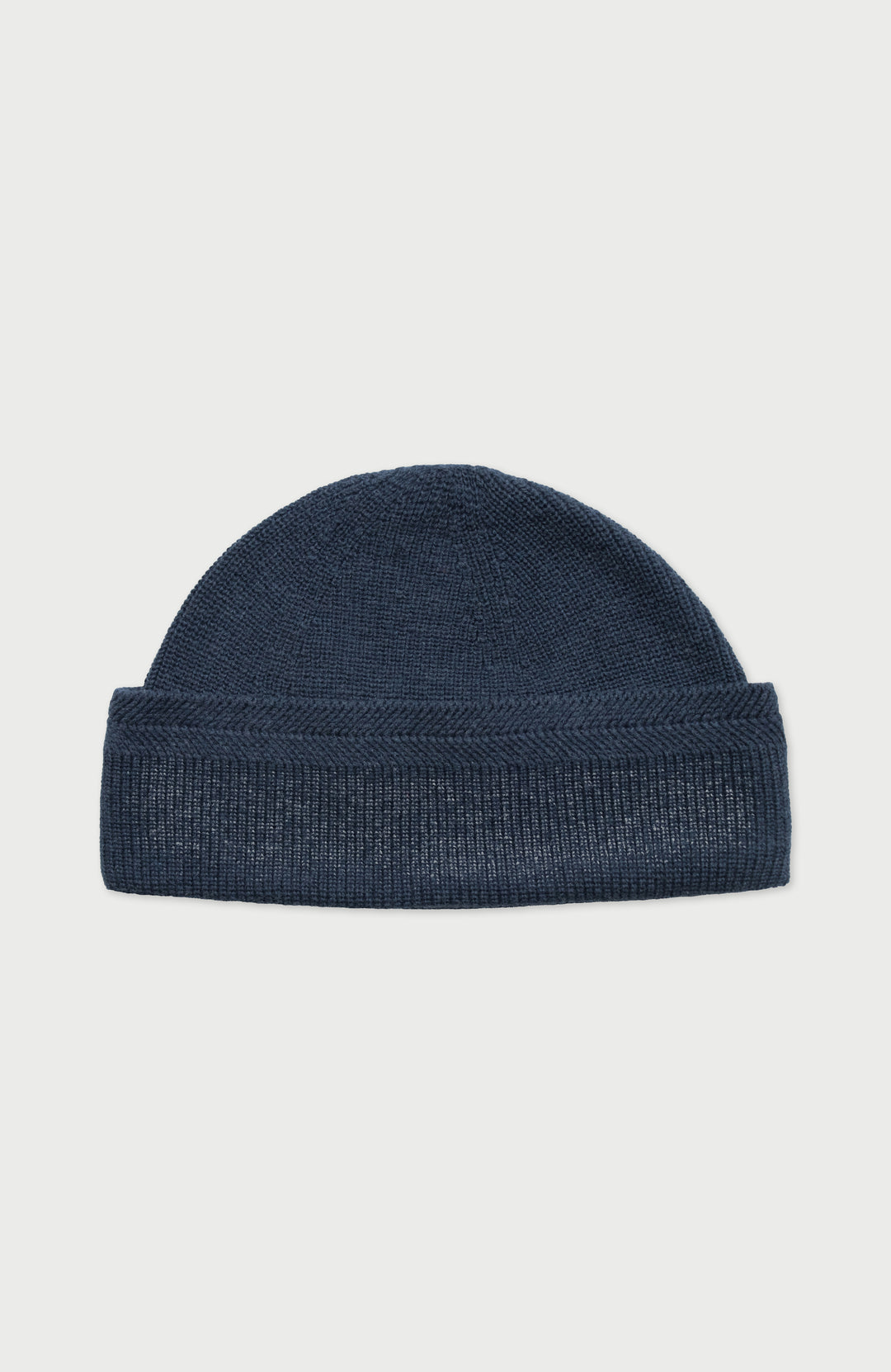 Blue Lightweight Cotton Fisherman Beanie By Paul James