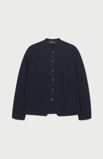 Navy paul james nehru jacket for women