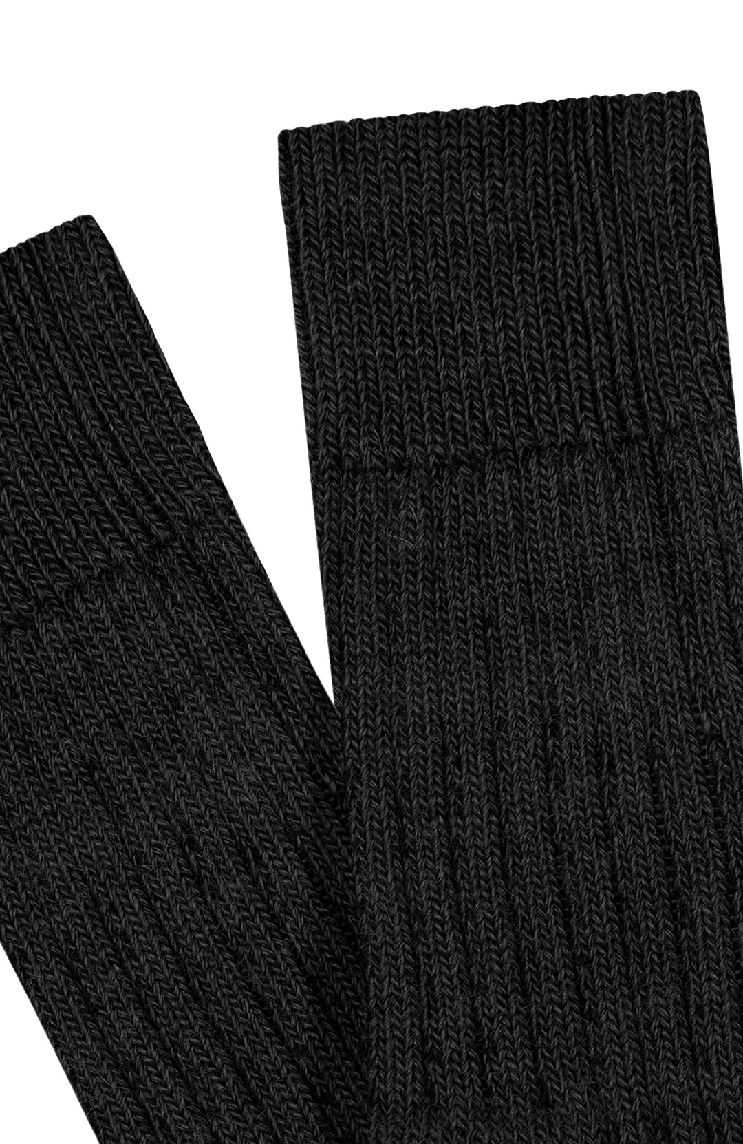 black alpaca hiking socks