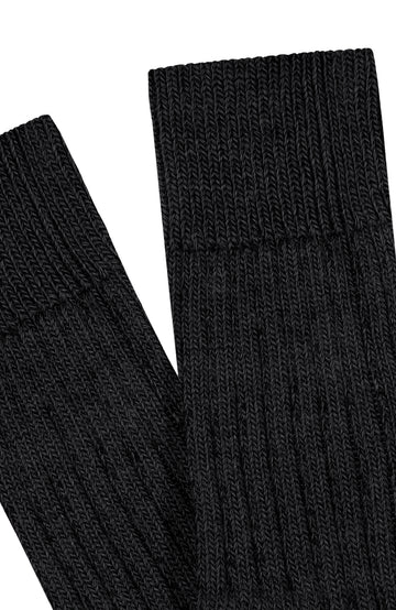 black alpaca hiking socks