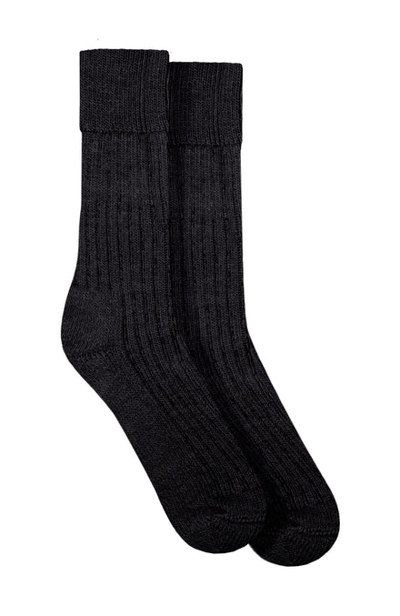 black alpaca walking sock