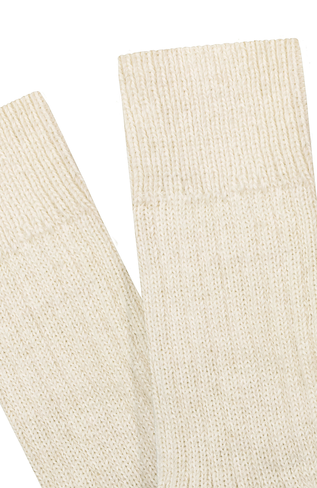 cream alpaca walking sock