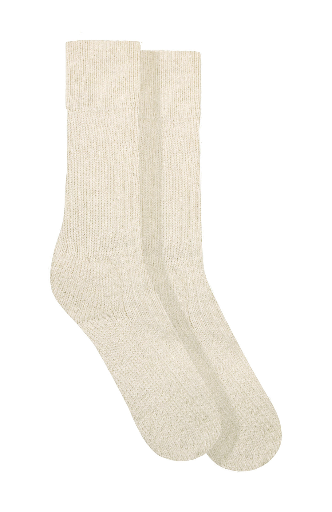 cream alpaca walking sock