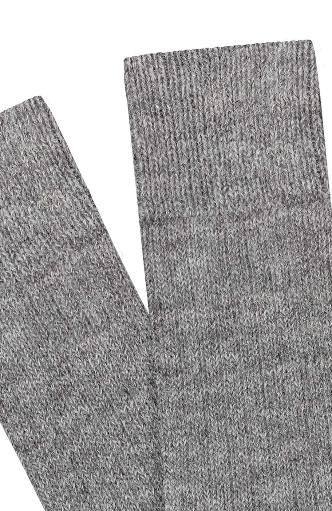 grey alpaca hiking sock