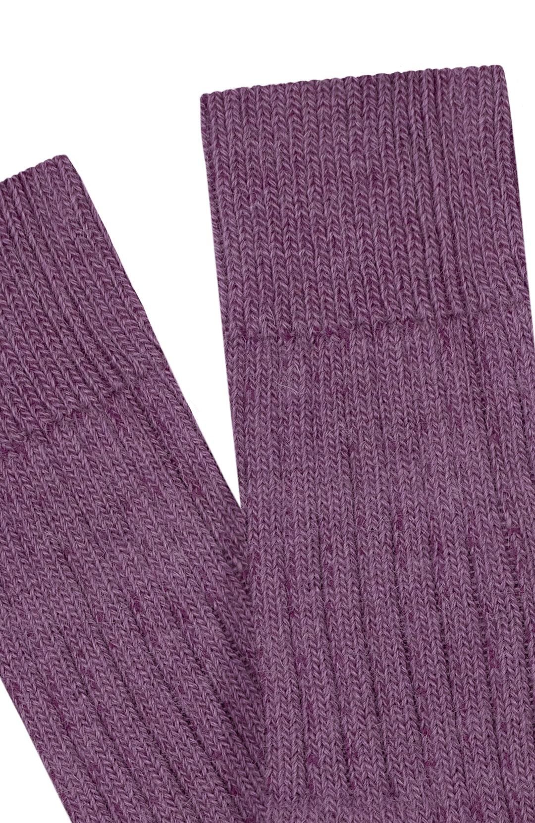 purple alpaca walking socks