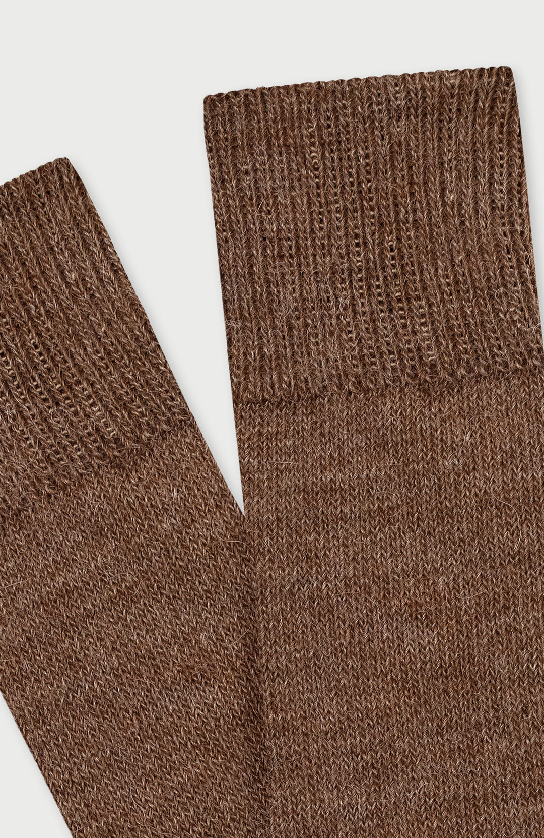 Brown Alpaca Everyday Socks By Paul James