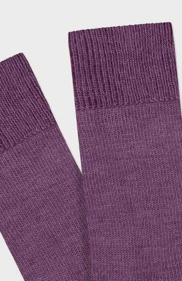 Purple Alpaca Everyday Socks By Paul James