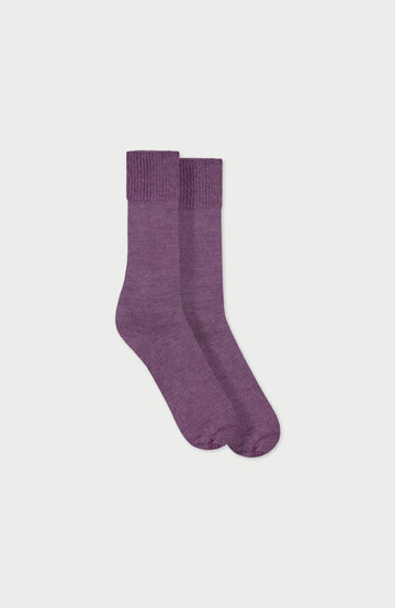 Purple Alpaca Everyday Socks By Paul James