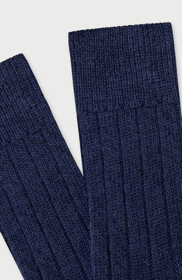 Navy Lounge Socks By Paul James