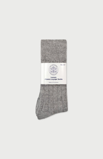 Grey Lounge Socks By Paul James