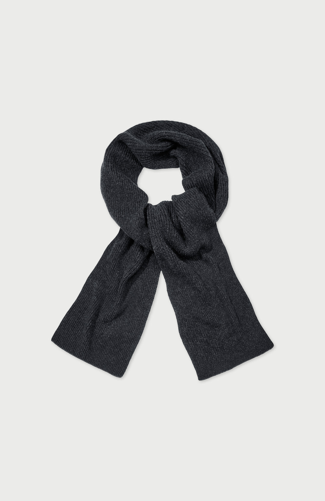 Charcoal Cashmere Scarf Made In England By Paul James