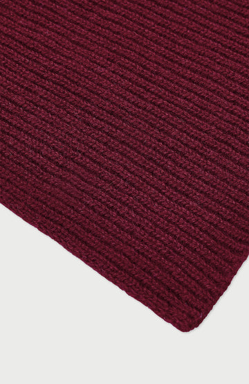 Red Cashmere Scarf Made In England By Paul James