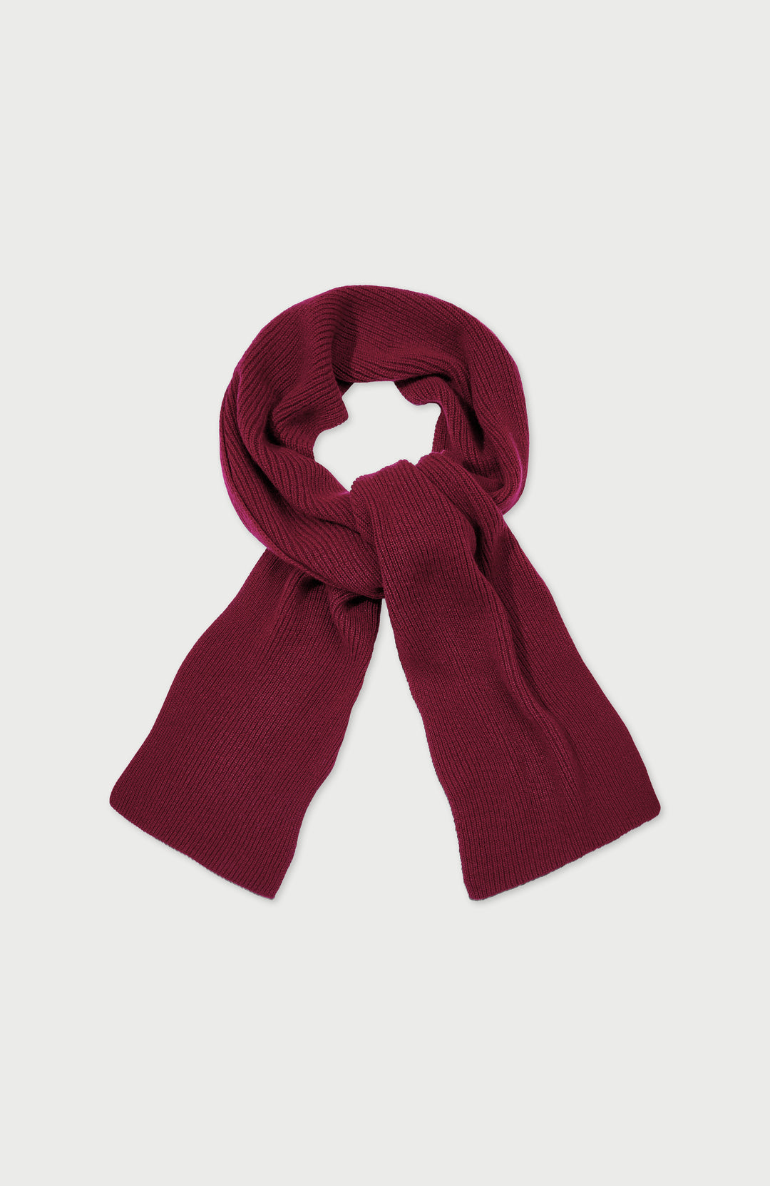 Red Cashmere Scarf Made In England By Paul James