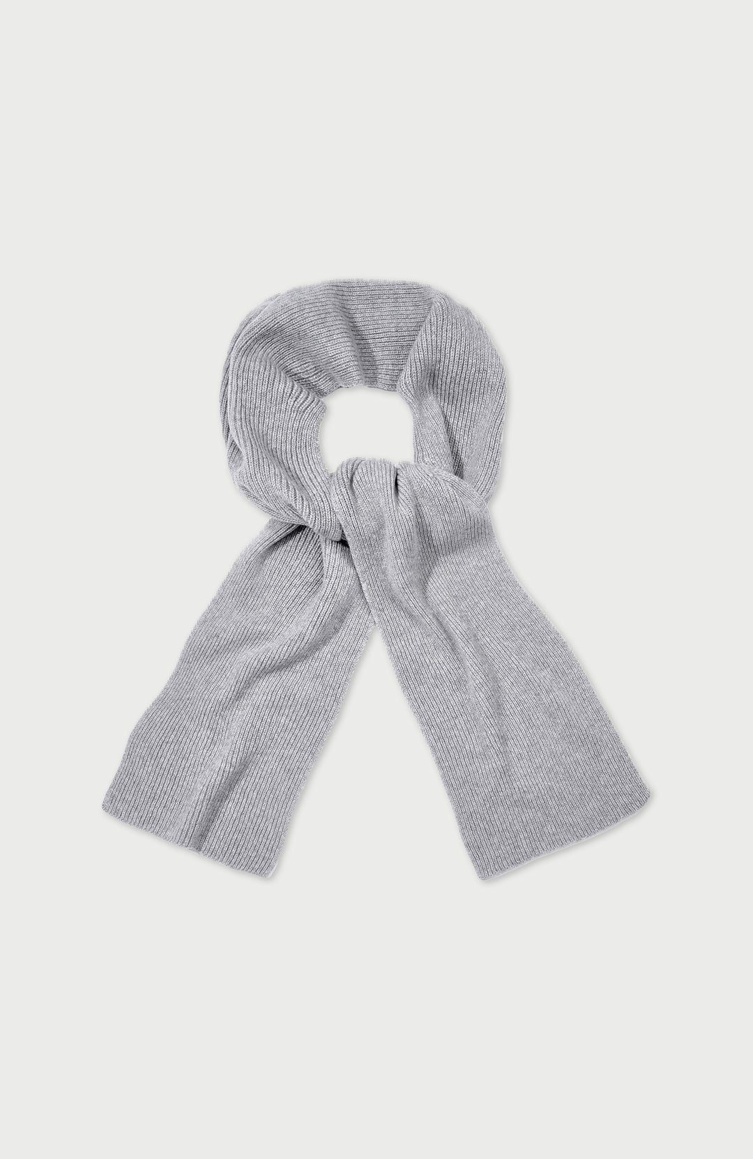 Grey Cashmere Scarf Made In England By Paul James