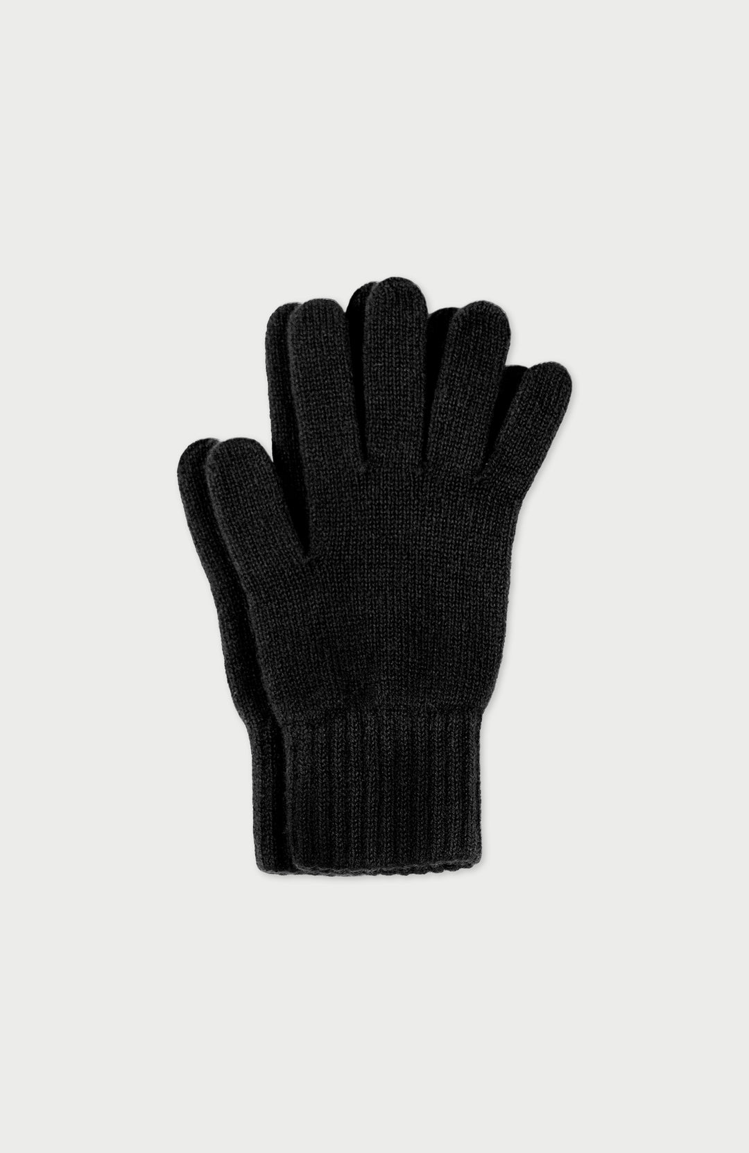 Black Cashmere Gloves Made In England By Paul Jame